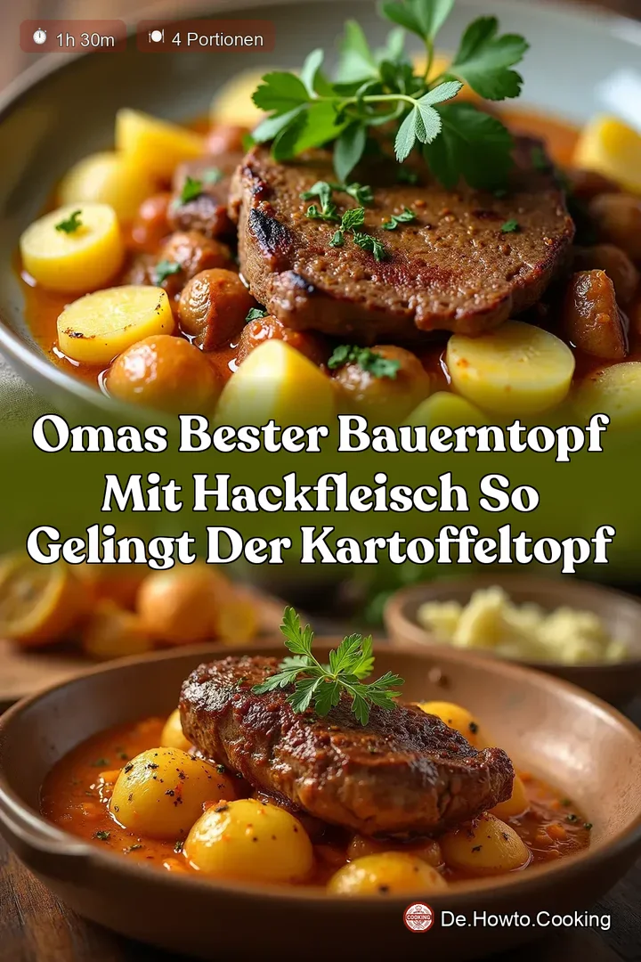 Omas Bester Bauerntopf mit Hackfleisch So gelingt der Kartoffeltopf