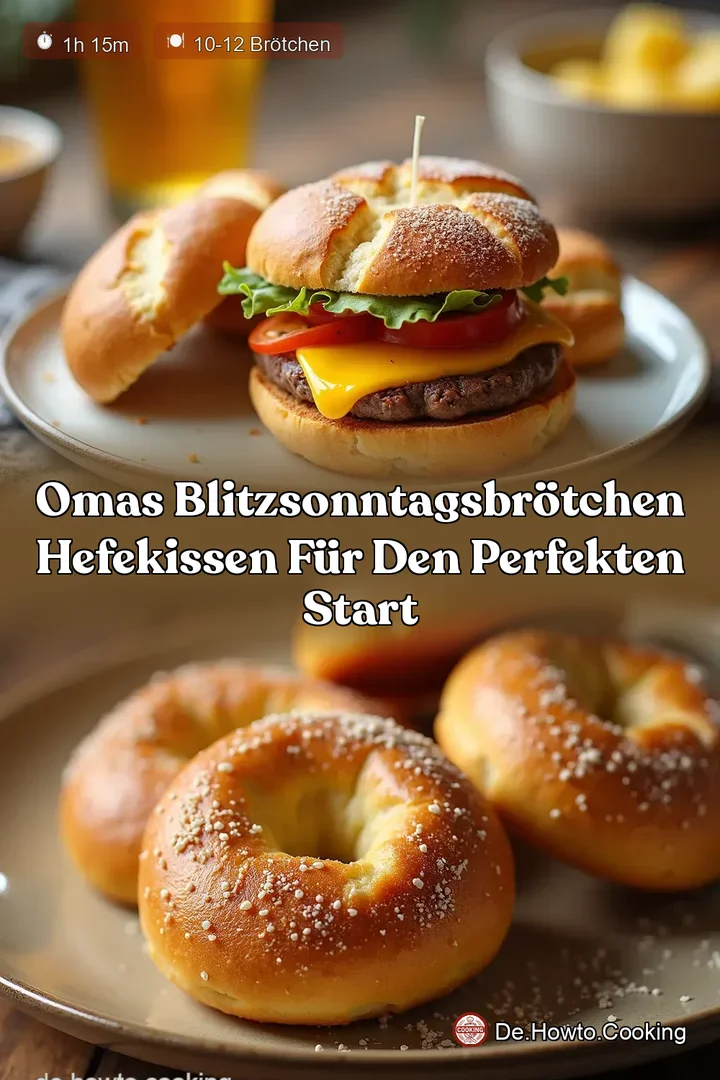 Omas BlitzSonntagsbrötchen Hefekissen für den perfekten Start