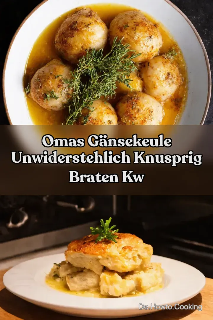 Omas G&auml;nsekeule Unwiderstehlich Knusprig Braten kw