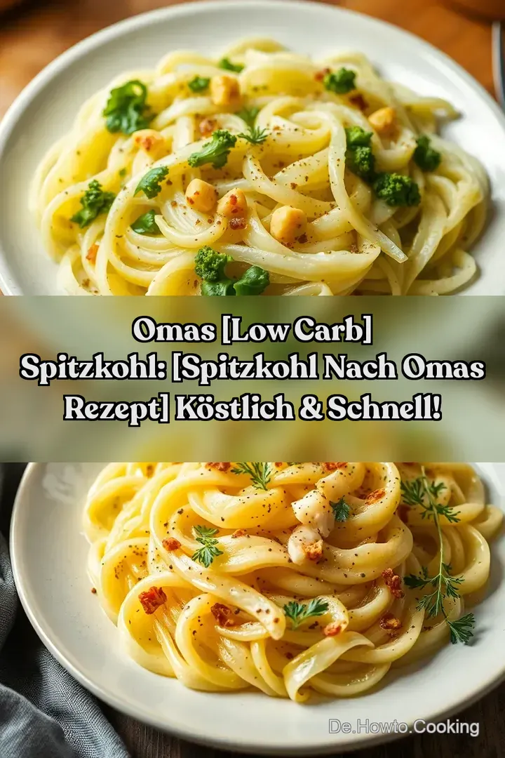 Omas [Low Carb] Spitzkohl: [Spitzkohl nach omas rezept] K&ouml;stlich & Schnell!