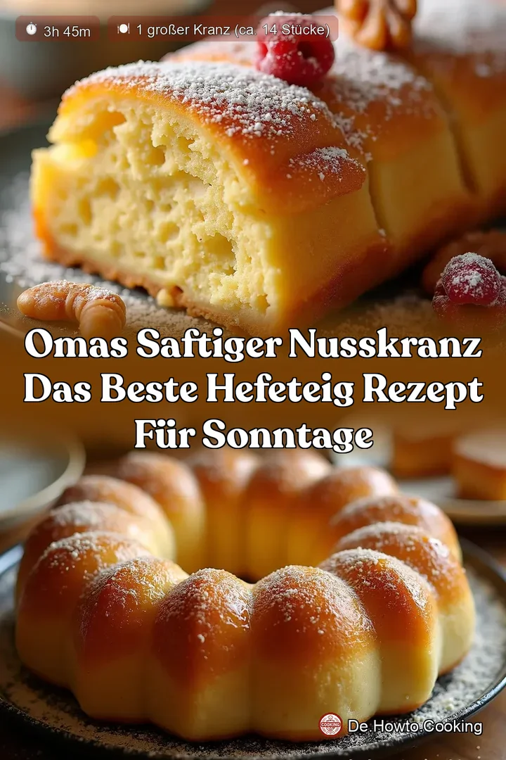 Omas Saftiger Nusskranz Das Beste Hefeteig Rezept f&uuml;r Sonntage