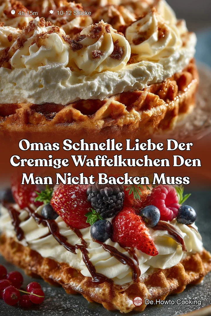 Omas schnelle Liebe Der cremige Waffelkuchen den man nicht backen muss