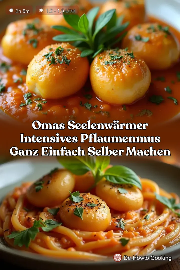 Omas Seelenw&auml;rmer Intensives Pflaumenmus ganz einfach selber machen