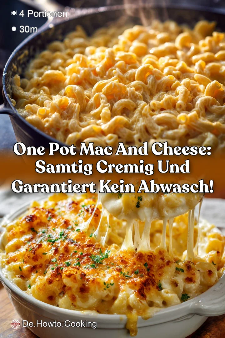 One Pot Mac and Cheese: Samtig cremig und garantiert kein Abwasch!