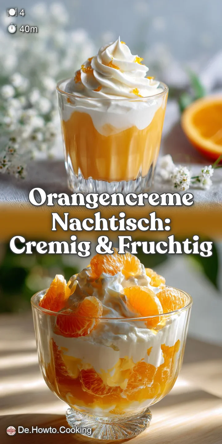 Close-up of chilled orange cream, showcasing its airy bubbles and silky smooth surface with hints of fresh orange zest.