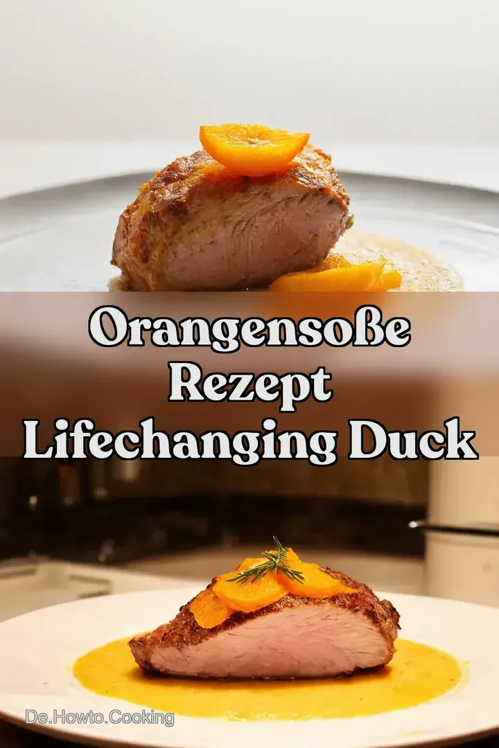 Orangensoße Rezept LifeChanging Duck