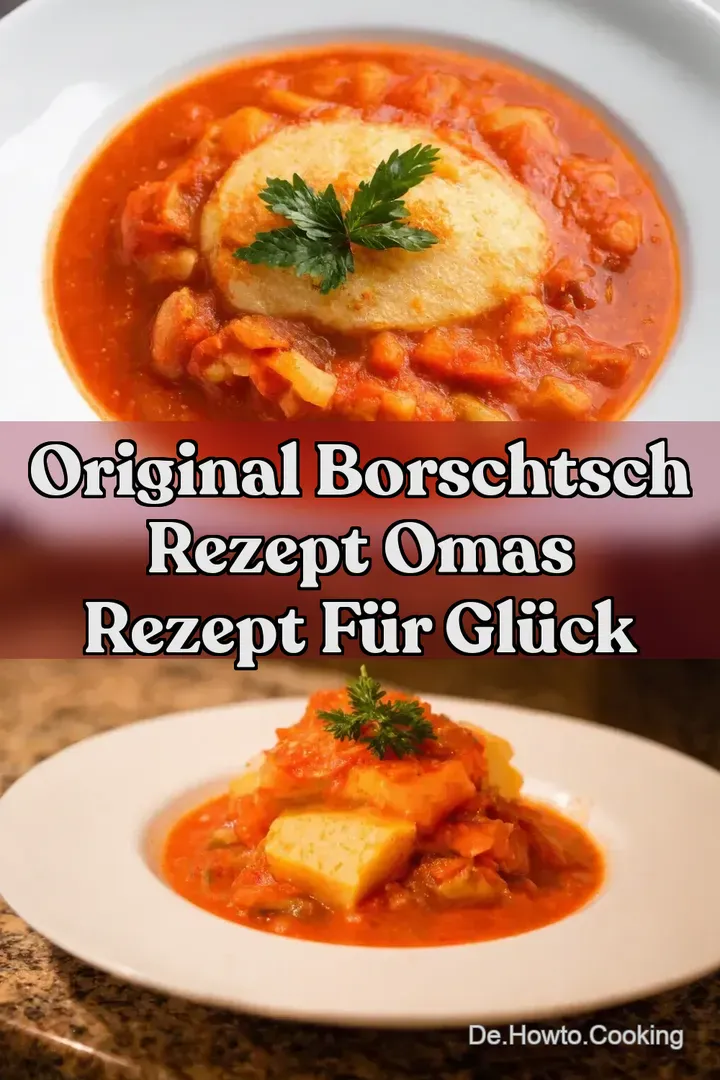 Original Borschtsch Rezept Omas Rezept f&uuml;r Gl&uuml;ck