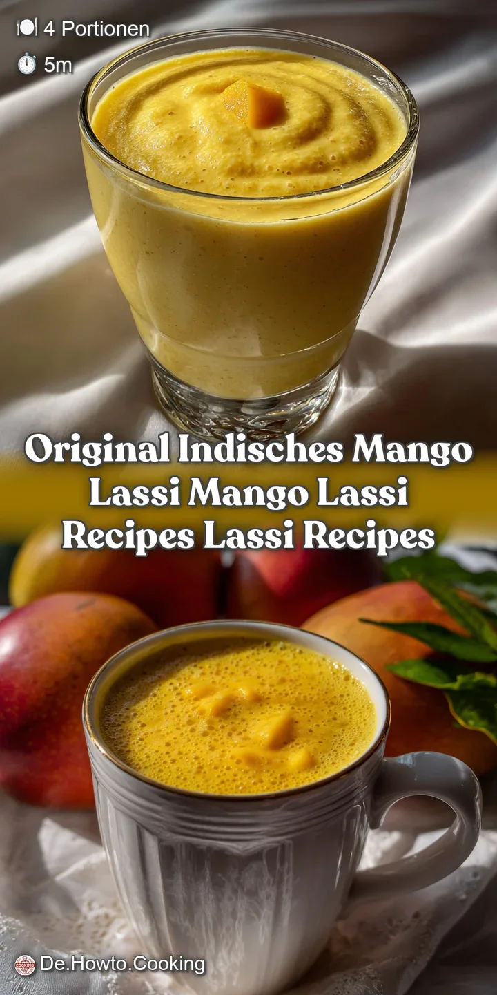 Original Indisches Mango Lassi Mango Lassi Recipes Lassi Recipes