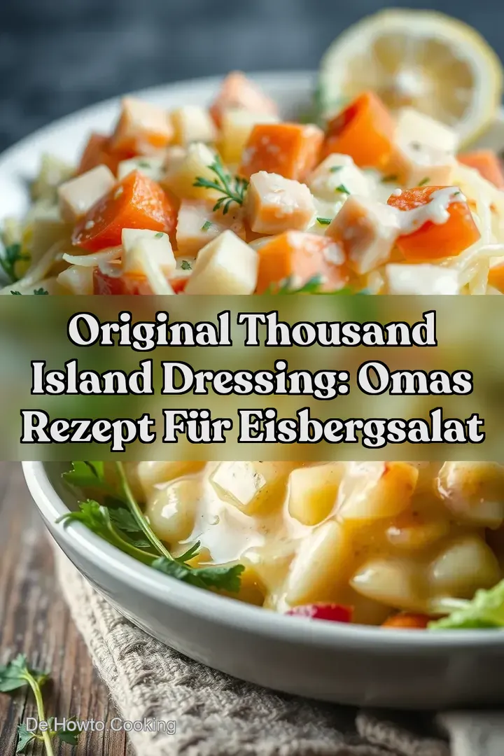 Original Thousand Island Dressing: Omas Rezept f&uuml;r Eisbergsalat