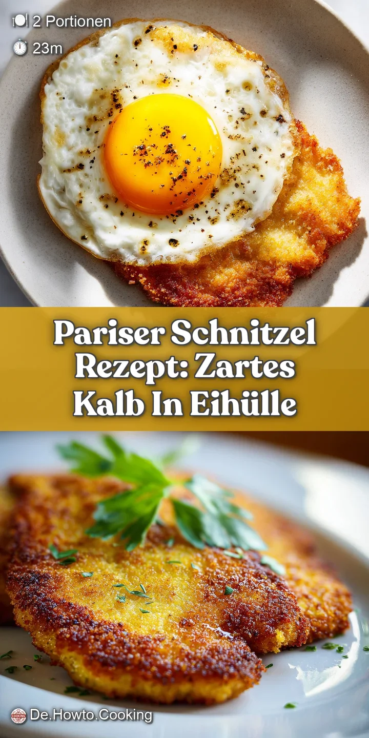 Close-up of a perfectly cooked Pariser Schnitzel; golden crust with slight blistering, enticingly juicy, ready to eat.