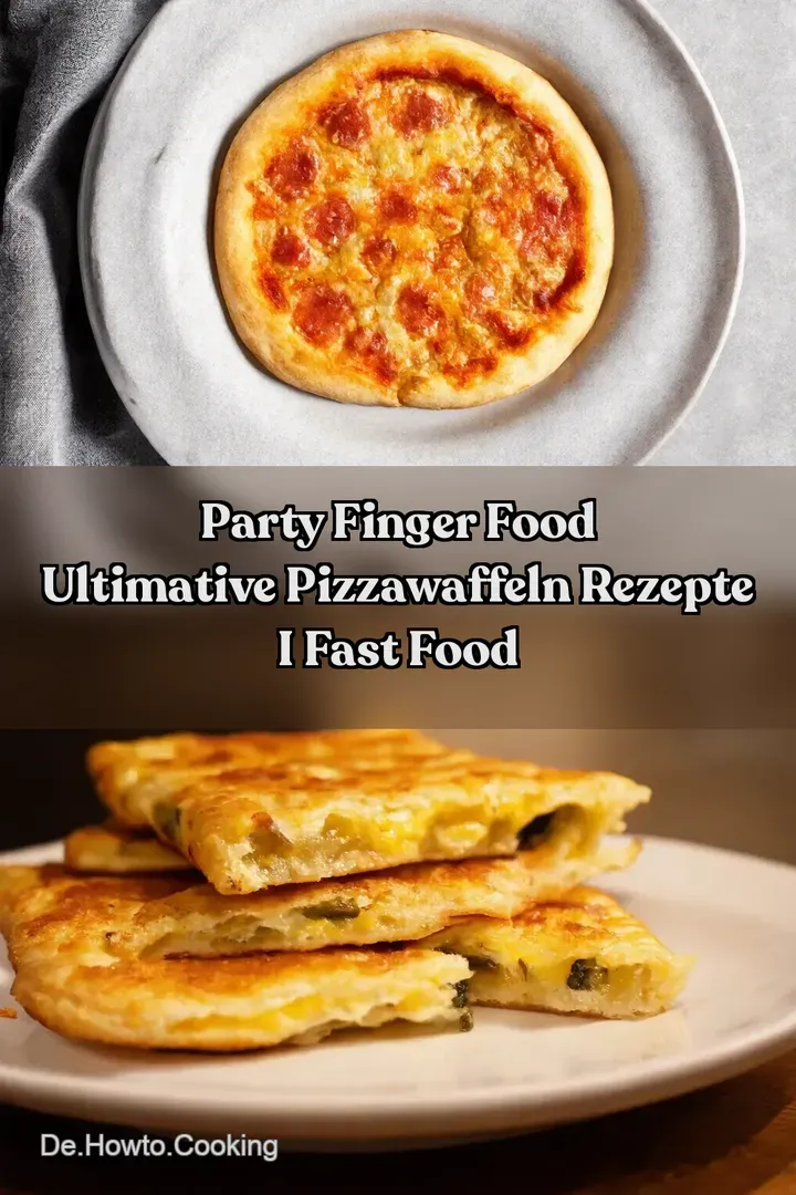 Party Finger Food Ultimative Pizzawaffeln Rezepte I Fast Food