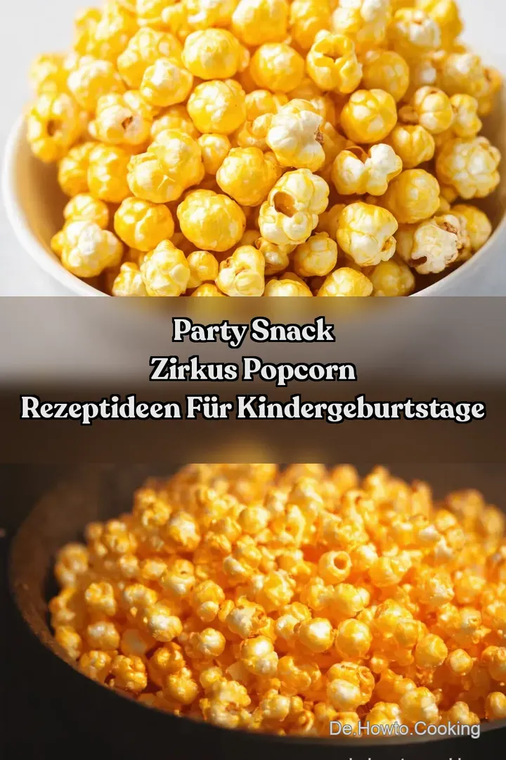 Party Snack Zirkus Popcorn Rezeptideen F&uuml;r Kindergeburtstage