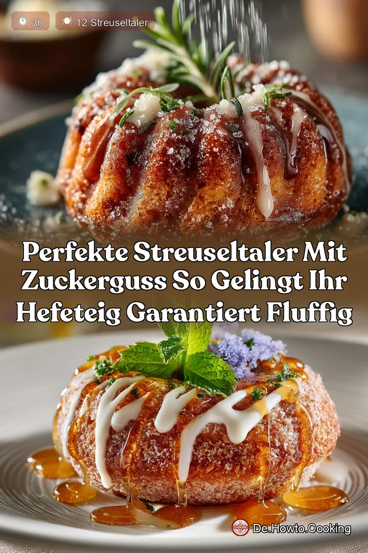 Perfekte Streuseltaler mit Zuckerguss So gelingt Ihr Hefeteig garantiert fluffig