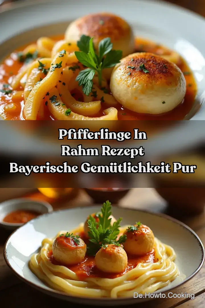 Pfifferlinge in Rahm Rezept Bayerische Gem&uuml;tlichkeit Pur