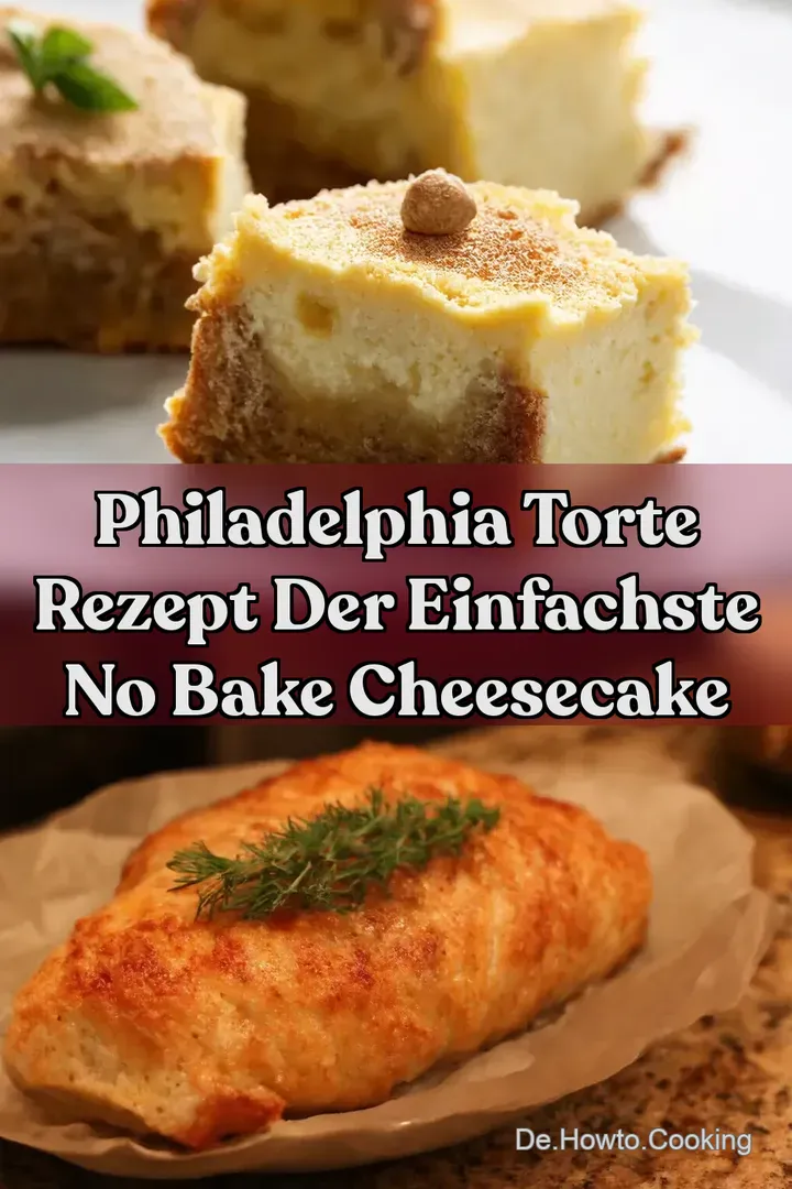 Philadelphia Torte Rezept Der einfachste No Bake Cheesecake