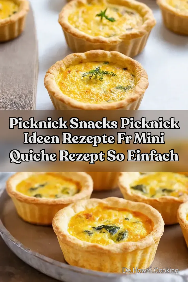 Picknick Snacks Picknick Ideen Rezepte fr Mini Quiche Rezept SO einfach