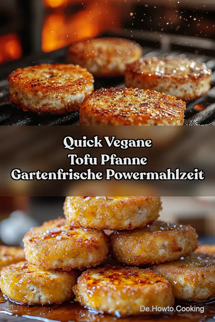 Quick Vegane Tofu Pfanne Gartenfrische PowerMahlzeit