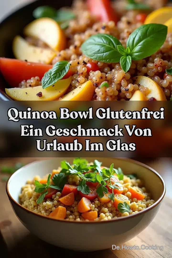 Quinoa Bowl Glutenfrei Ein Geschmack von Urlaub im Glas