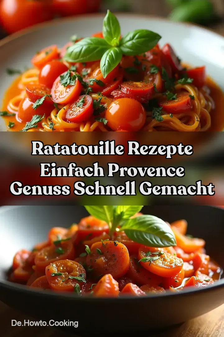 Ratatouille Rezepte einfach Provence Genuss Schnell Gemacht