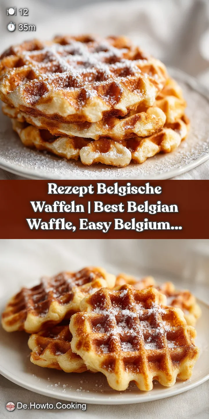 Close-up of a warm, textured waffle with caramelized pearl sugar and delicate powdered sugar patterns.