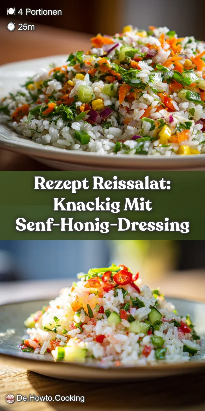 Close-up of a vibrant rice salad with plump kernels of corn and diced peppers, showcasing fresh herbs and a light vinaigre...