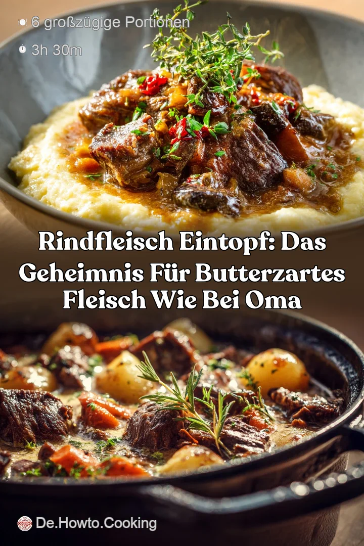Rindfleisch Eintopf: Das Geheimnis f&uuml;r butterzartes Fleisch wie bei Oma