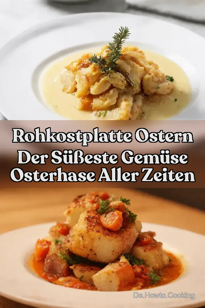 Rohkostplatte Ostern Der s&uuml;&szlig;este Gem&uuml;se Osterhase aller Zeiten