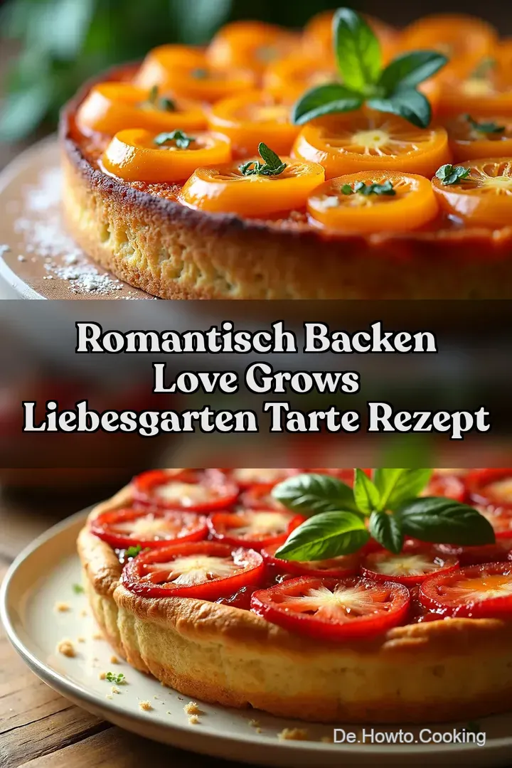 Romantisch Backen Love Grows Liebesgarten Tarte Rezept