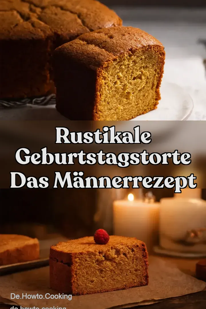 Rustikale Geburtstagstorte Das M&auml;nnerRezept