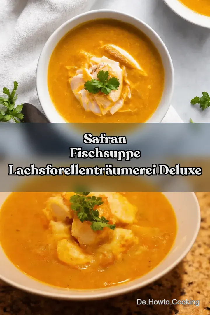 Safran Fischsuppe LachsforellenTr&auml;umerei Deluxe