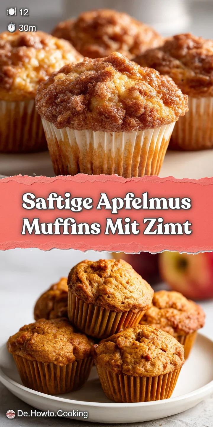 Close-up of a moist apple muffin with a crackled top, sprinkled with cinnamon. Inviting aroma jumps off the screen, warm &...