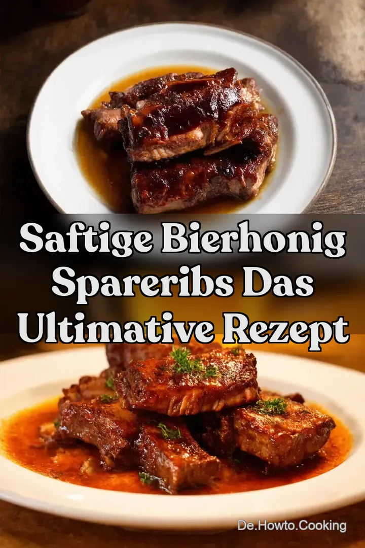Saftige BierHonig Spareribs Das ultimative Rezept