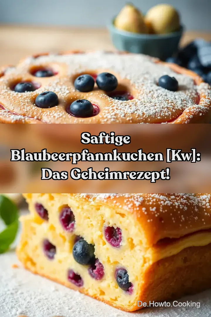 Saftige Blaubeerpfannkuchen [kw]: Das Geheimrezept!