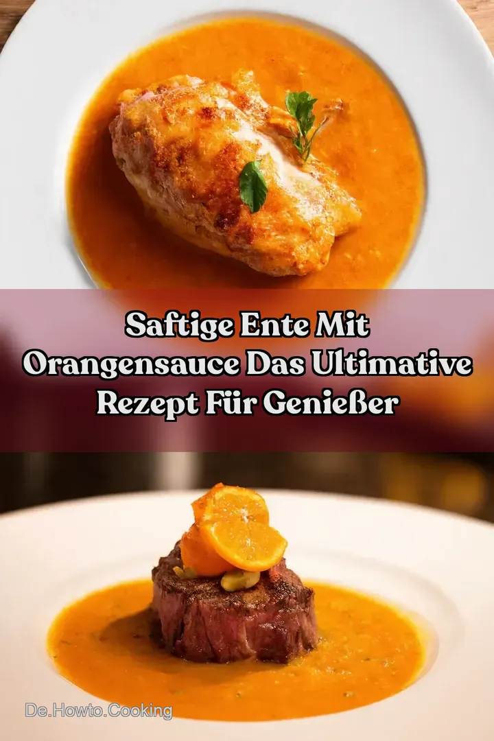 Saftige Ente mit Orangensauce Das ultimative Rezept f&uuml;r Genie&szlig;er