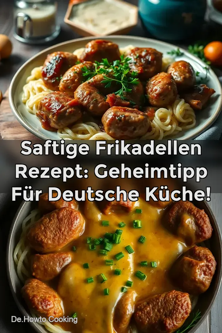 Saftige Frikadellen Rezept: Geheimtipp f&uuml;r deutsche K&uuml;che!