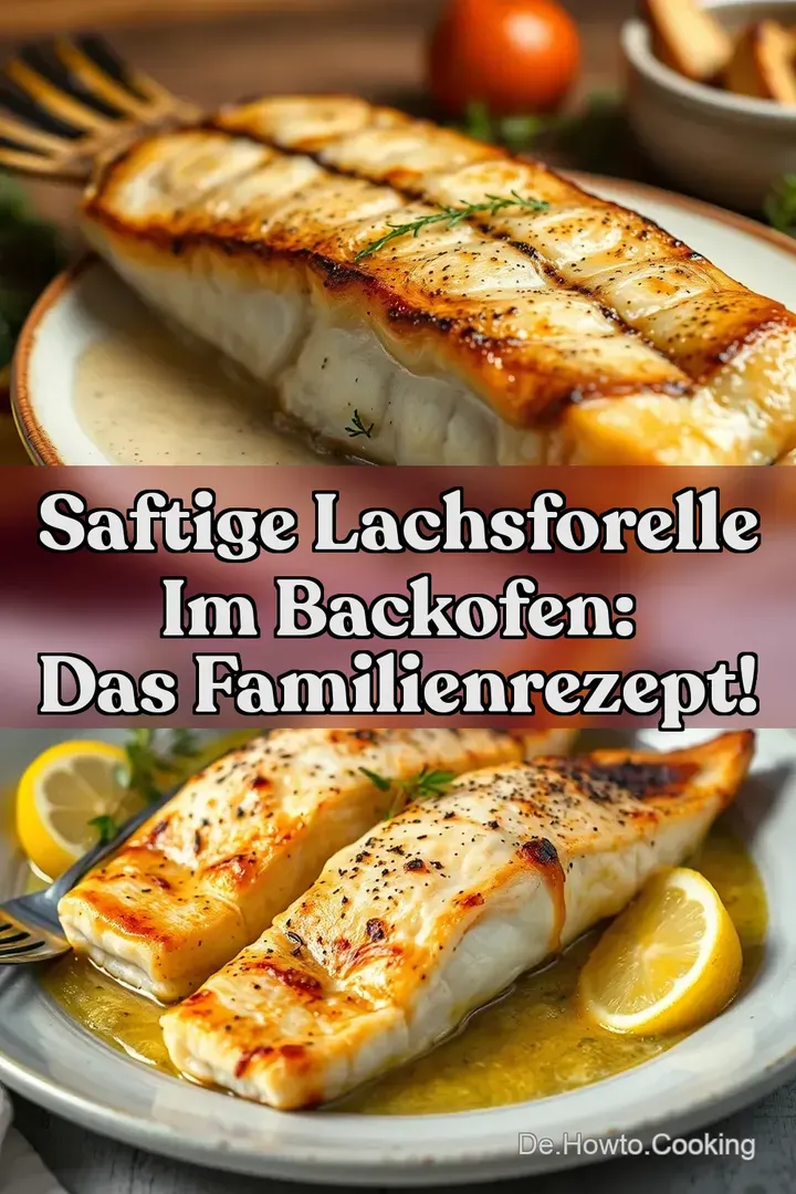Saftige Lachsforelle im Backofen: Das Familienrezept!