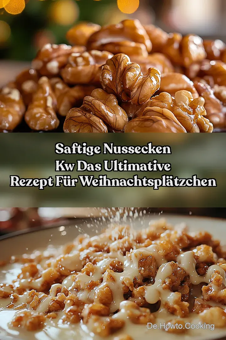 Saftige Nussecken kw Das ultimative Rezept für Weihnachtsplätzchen