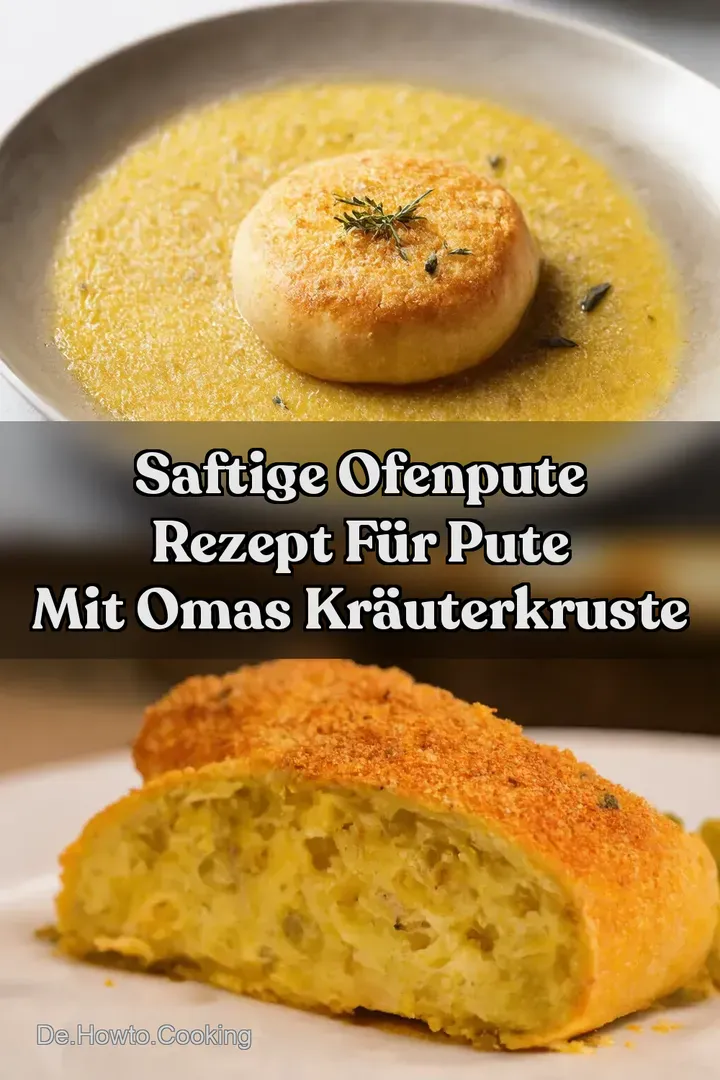 Saftige Ofenpute Rezept f&uuml;r Pute mit Omas Kr&auml;uterkruste