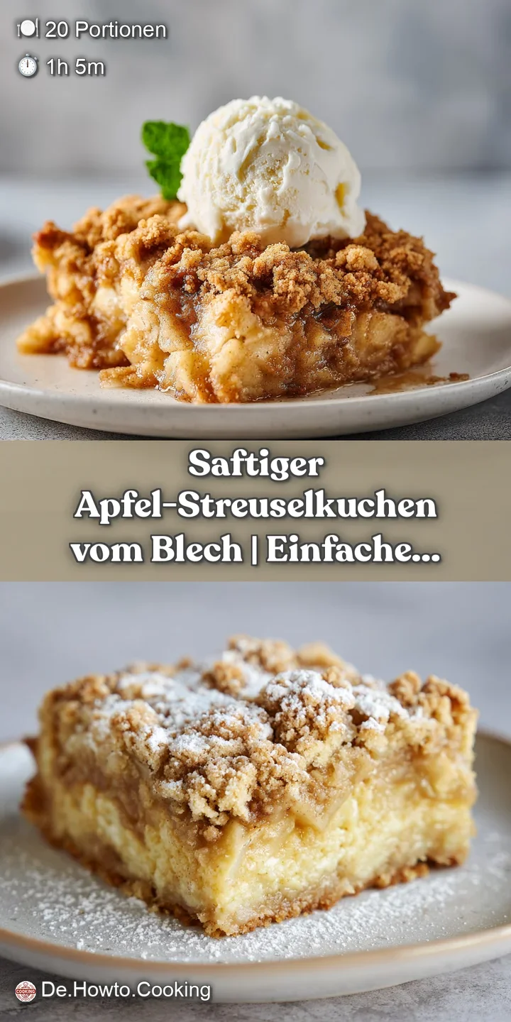 Close-up of fork-tender baked apples peeking through a buttery, crumbly streusel topping, golden and inviting.