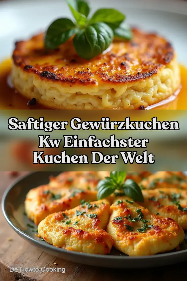 Saftiger Gew&uuml;rzkuchen kw Einfachster Kuchen der Welt