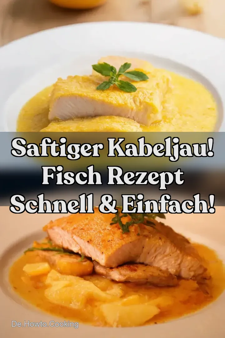 Saftiger Kabeljau! Fisch Rezept Schnell & Einfach!