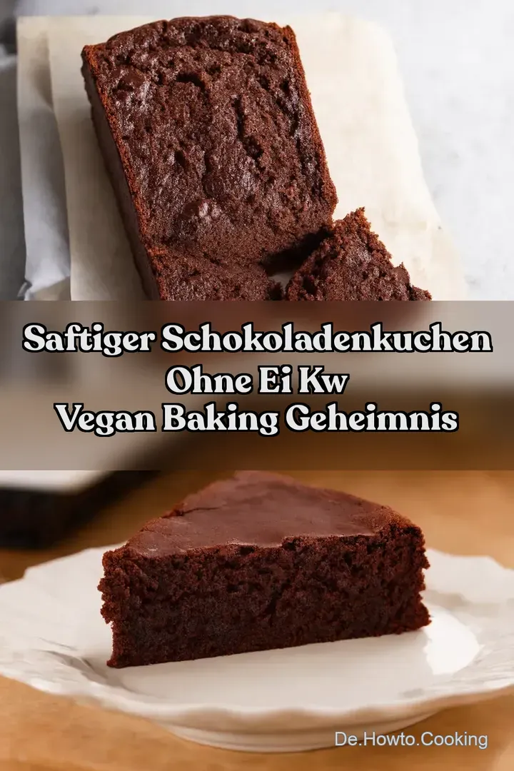 Saftiger Schokoladenkuchen Ohne Ei kw Vegan Baking Geheimnis