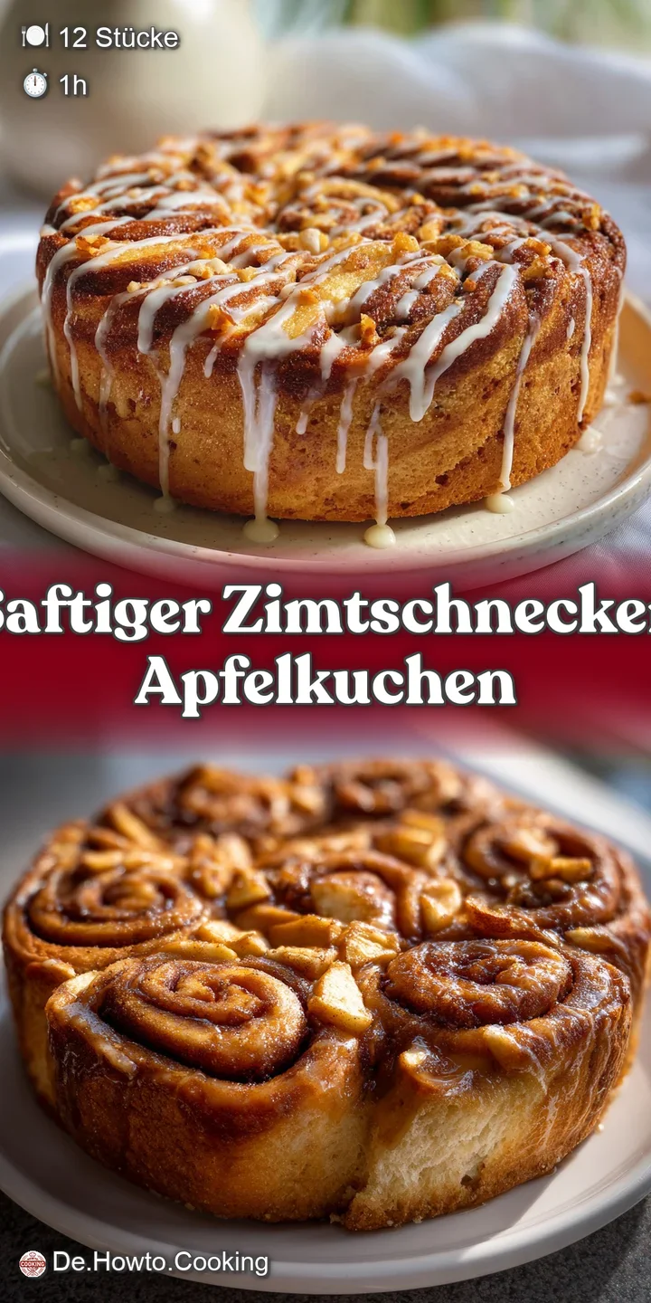 Close-up of a freshly baked apple cake revealing the soft, moist interior, cinnamon swirls, and caramelized apple pieces.