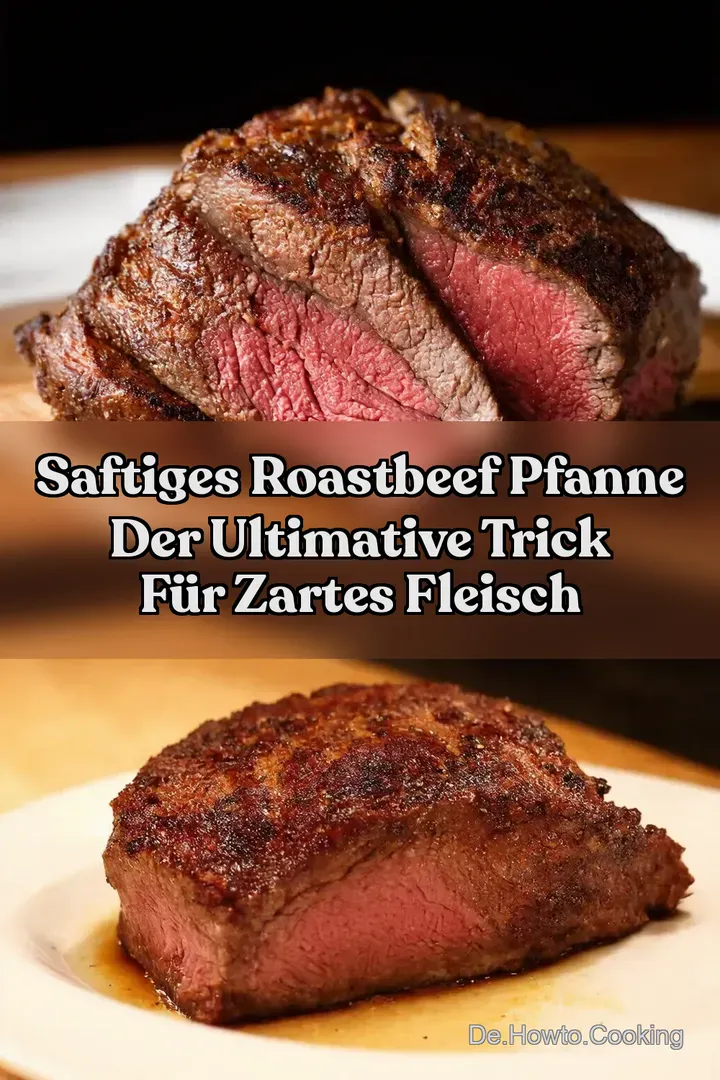 Saftiges Roastbeef Pfanne Der ultimative Trick f&uuml;r zartes Fleisch