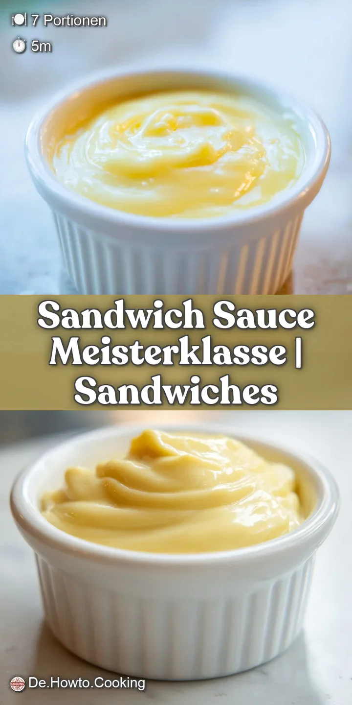 Detailaufnahme einer s&auml;migen, hellen Sauce mit feinen Gew&uuml;rzk&ouml;rnern und einer glatten, gl&auml;nzenden Oberfl&auml;che.
