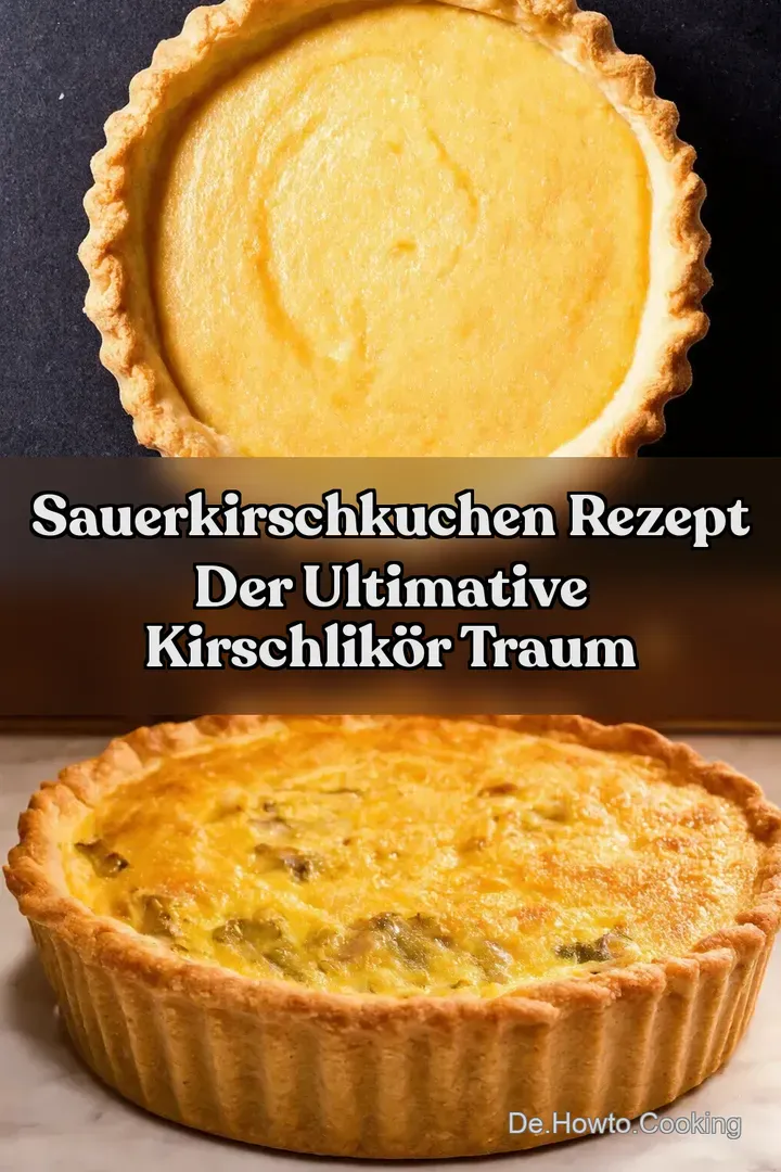 Sauerkirschkuchen Rezept Der Ultimative Kirschlikör Traum