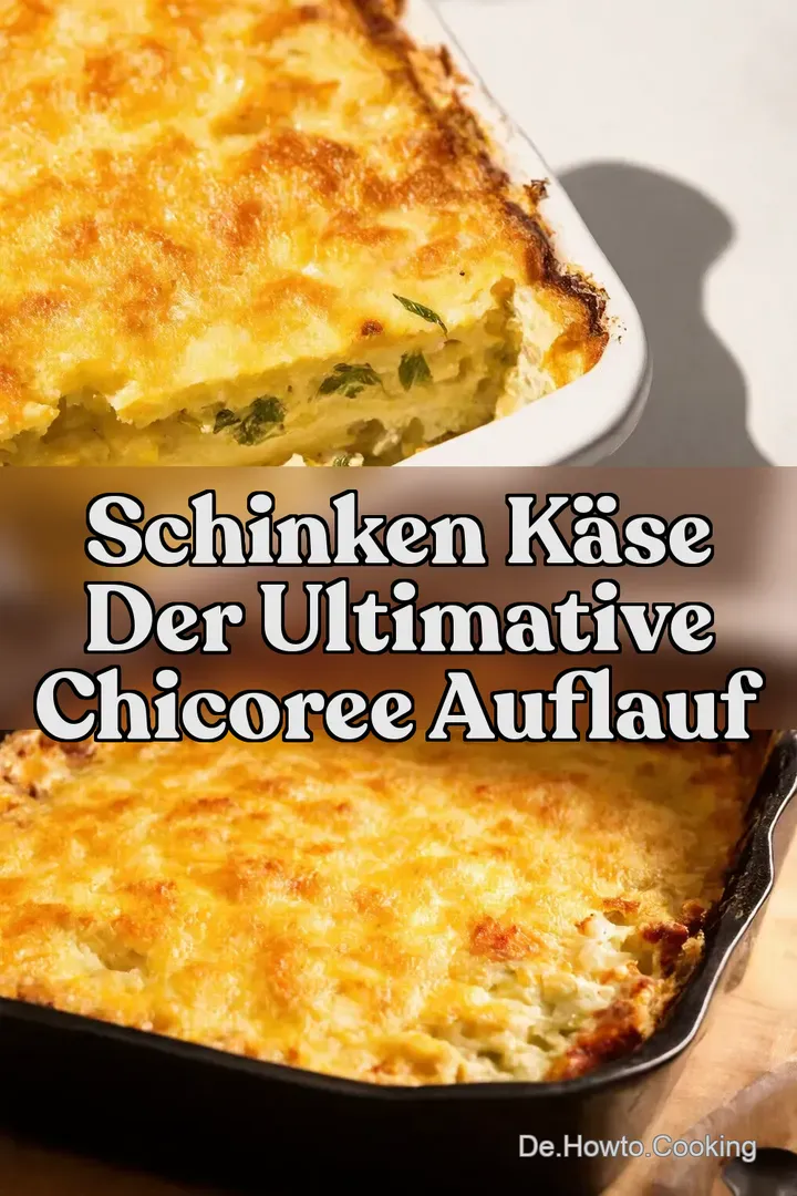 Schinken K&auml;se Der Ultimative Chicoree Auflauf