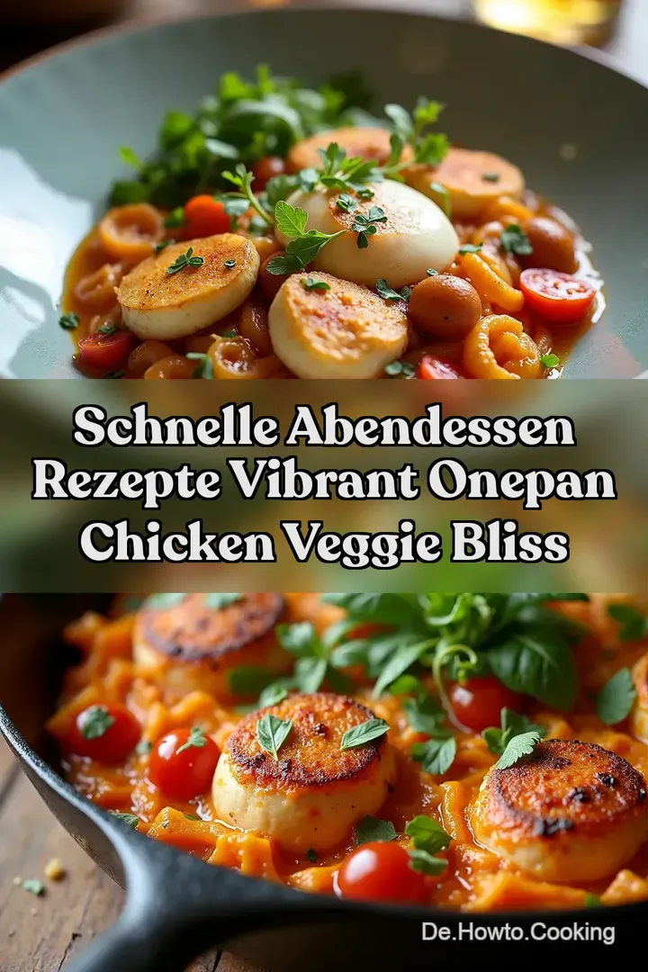 Schnelle Abendessen Rezepte Vibrant OnePan Chicken Veggie Bliss