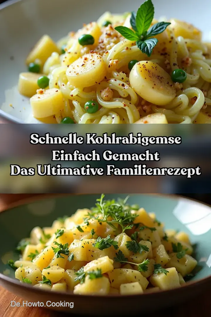 Schnelle Kohlrabigemse einfach gemacht Das ultimative Familienrezept