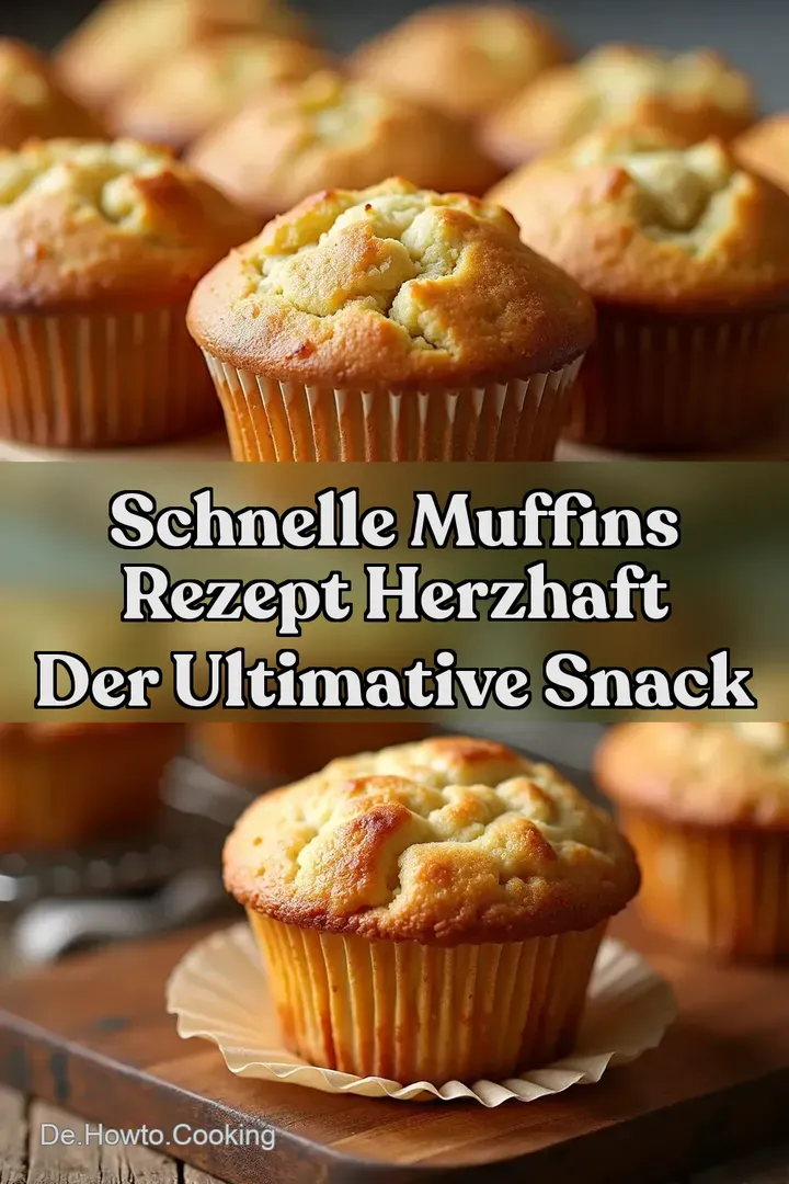 Schnelle Muffins Rezept Herzhaft Der ULTIMATIVE Snack